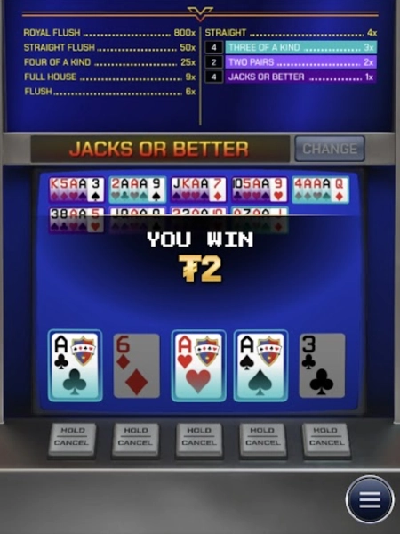 Video Poker Móvil