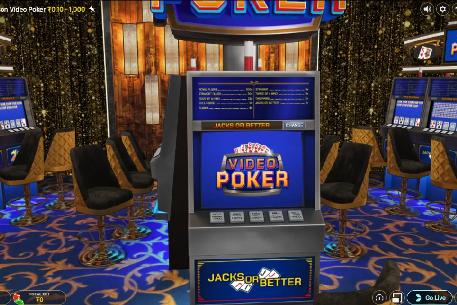 Jack, el maestro del vídeo póquer en el casino virtual
