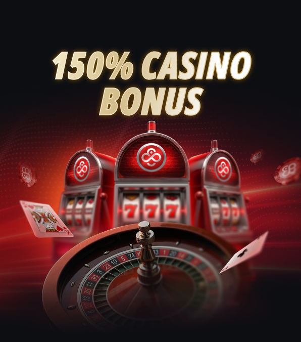 Casino: bono de bienvenida del 150 % + 100 tiradas gratis
