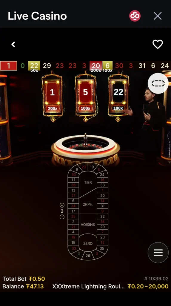 Juegos con Crupier en Vivo