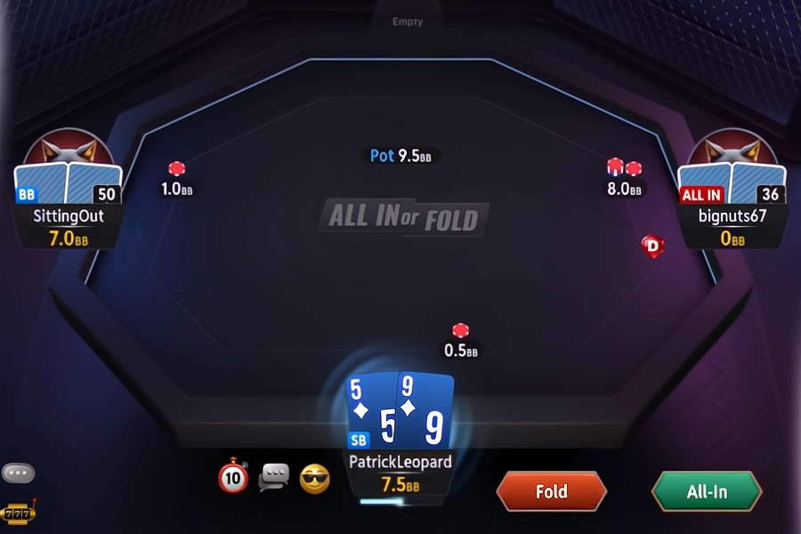 Toma Tu Decisión: ¿All-in o Fold?