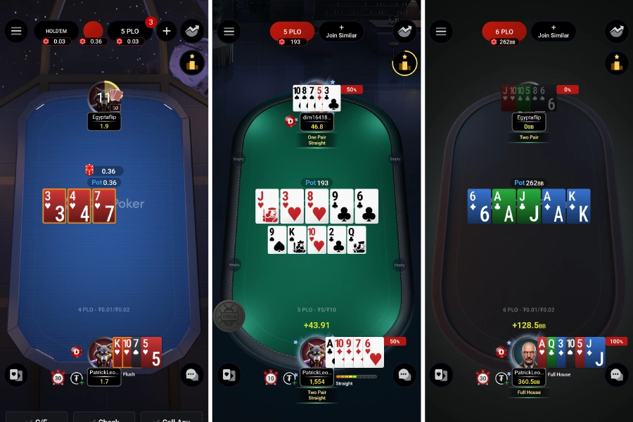 Juegos para móviles PLO6 en iOS y Android