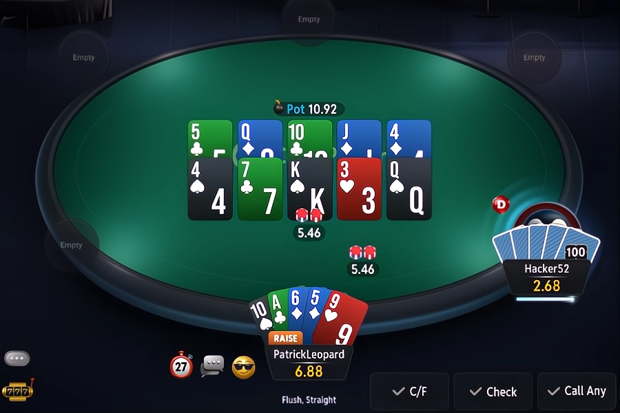 Pot Limit Omaha de 5 Cartas