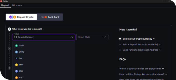 Depósito para buy-ins