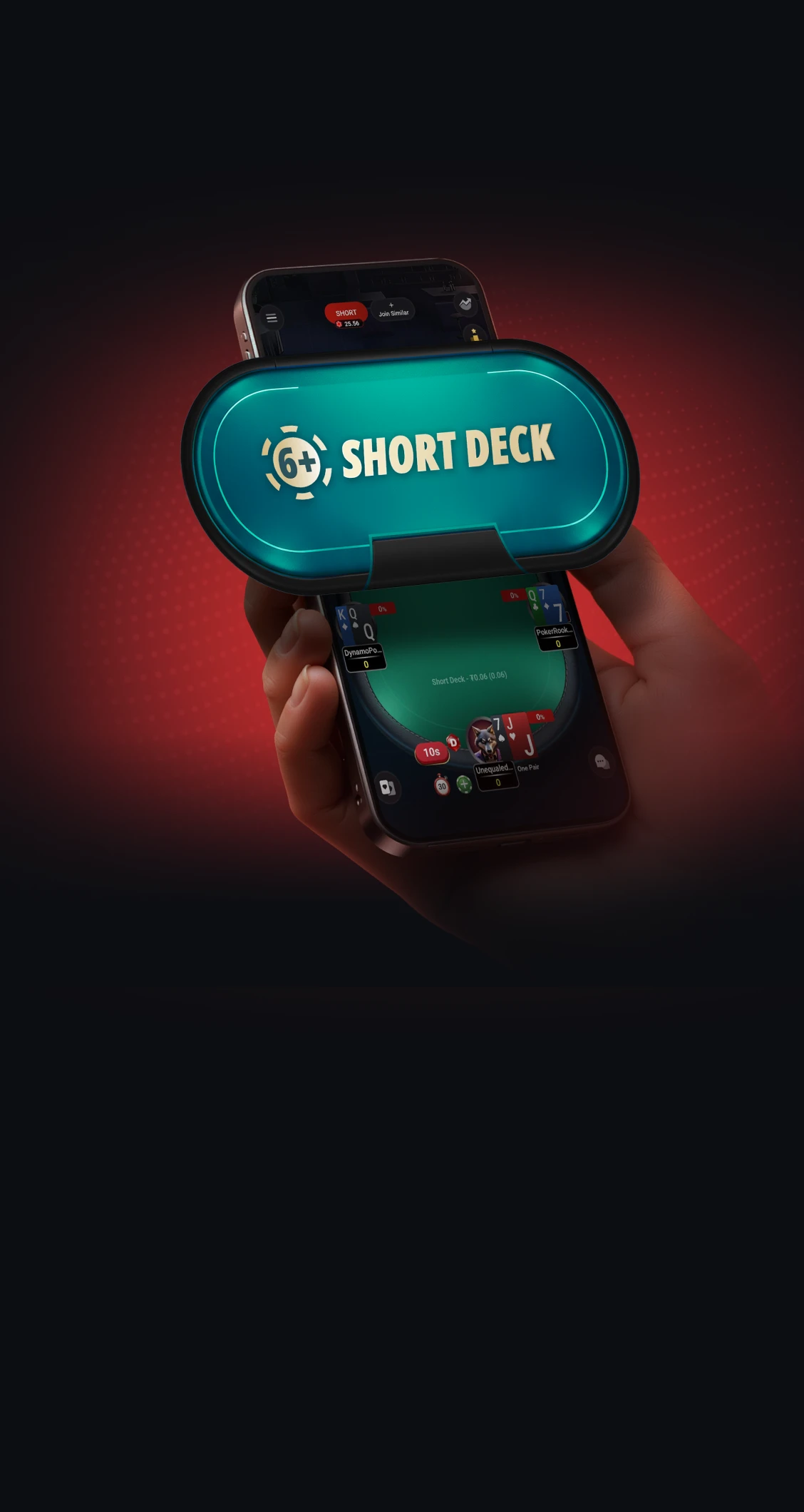 Juega a Short Deck Poker <br />
con Dinero Real en CoinPoker<br />
