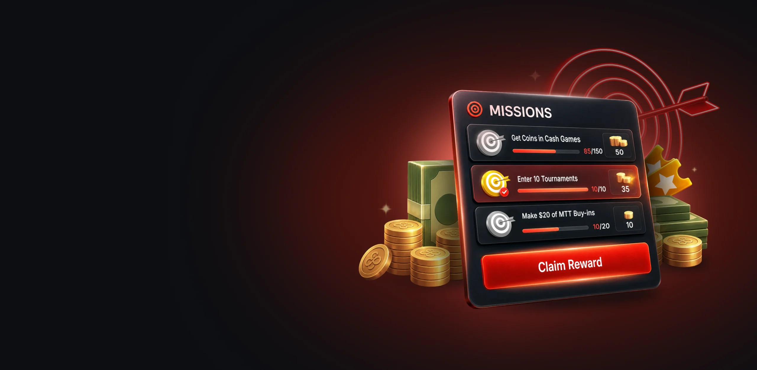 Misiones de Poker en CoinPoker:<br />
Gana Más con Tus Partidas